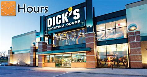 what time dose dicks close|dick's sporting hours of operation.